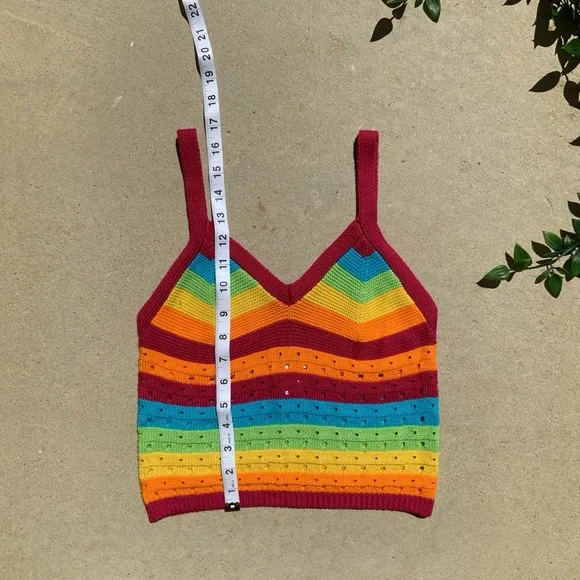 rainbow crotchet tank top🌈✨ - Picture 5 of 5